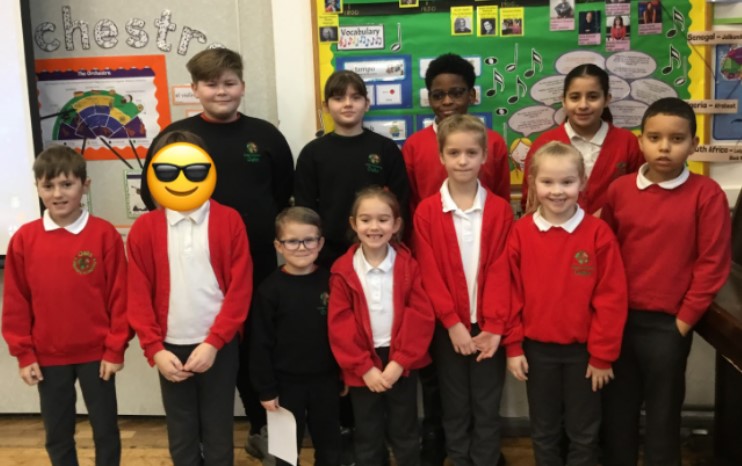 Pictured are pupils who form the Leigh Academy Oaks School Council